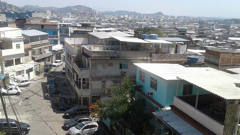 View of the Timbau neighbourhood in Rio de Janeiro